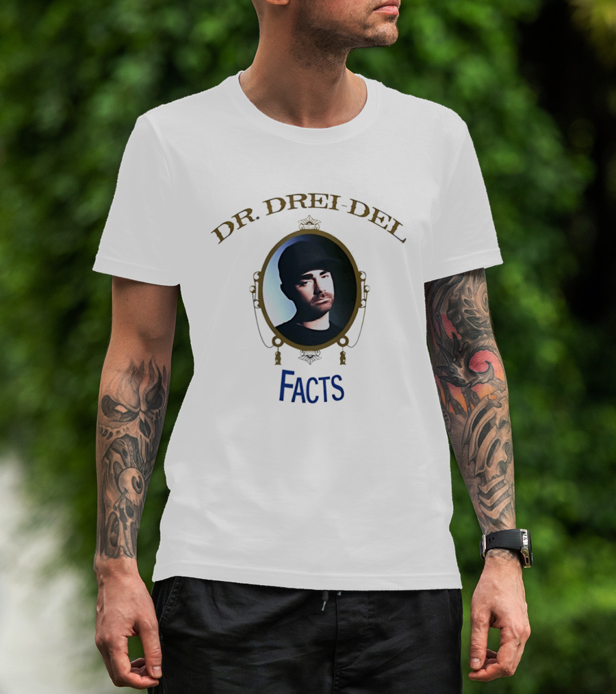 Dr Dreidel Facts Hip Hop Parody Hanukkah Humor T-Shirt