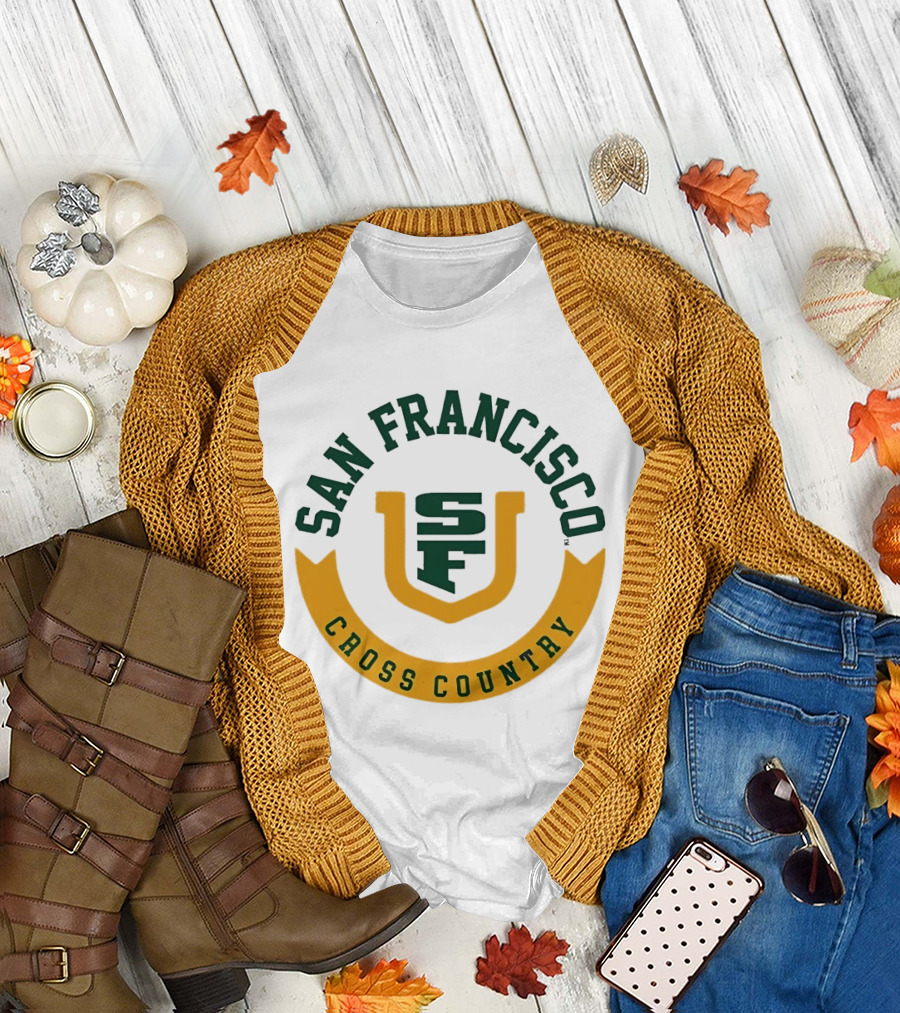 USFCA SF San Francisco Cross Country NCAA Men's T-Shirt