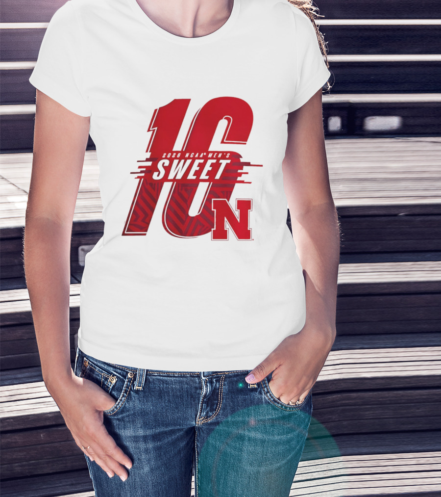 2026 NCAA Men's Sweet 16 Nebraska Huskers Basketball T-Shirt