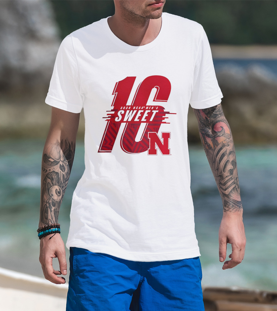 2026 NCAA Men's Sweet 16 Nebraska Huskers Basketball T-Shirt