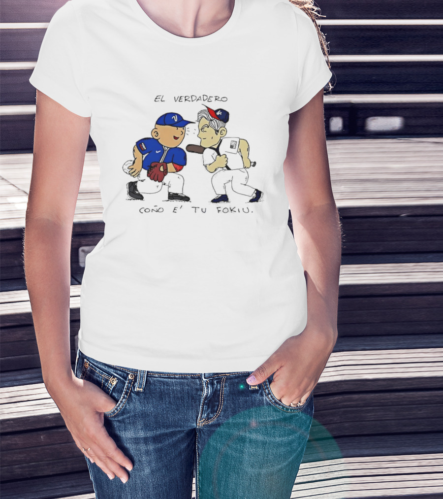 Venezuela Vs USA Baseball El Verdadero Cono C U Boniku T-Shirt