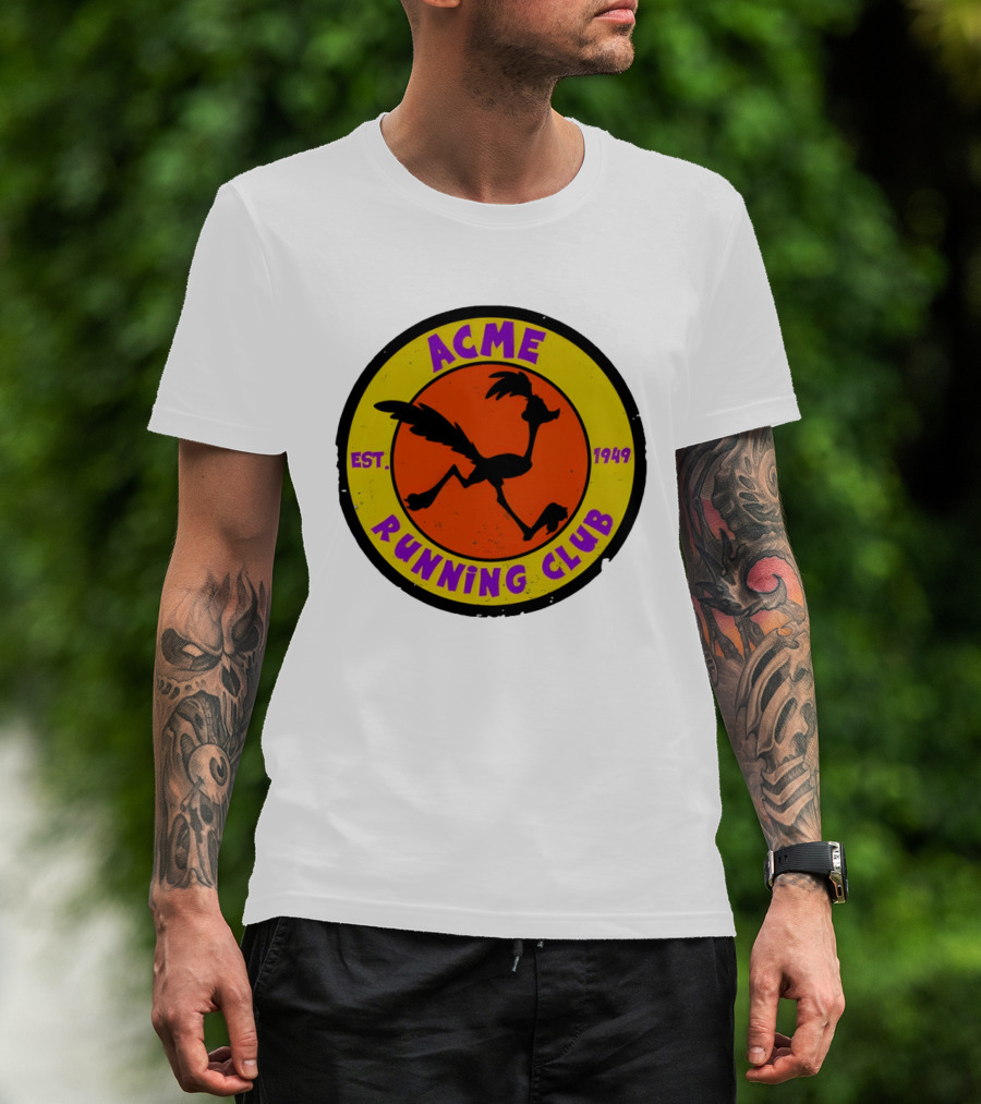 Acme Running Club Est 1949 Road Runner Bird T-Shirt