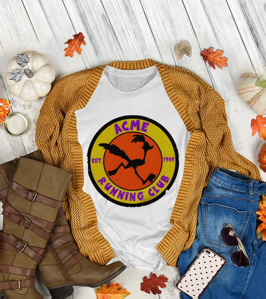 Acme Running Club Est 1949 Road Runner Bird T-Shirt
