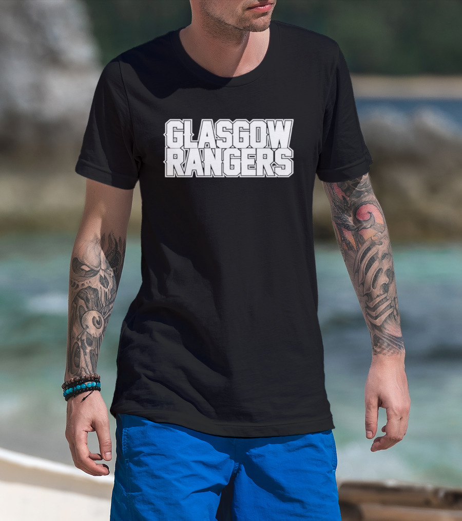 Glasgow Rangers Fan Apparel Iconic Team Supporter Merchandise T-Shirt