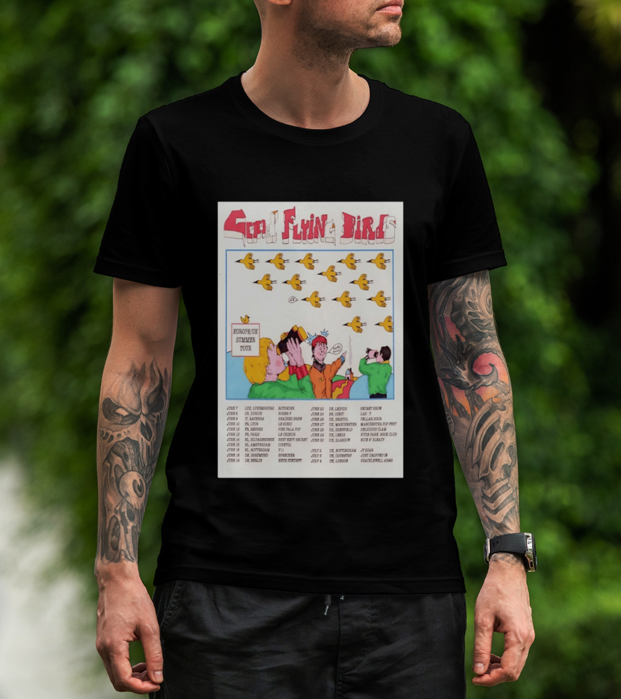 Good Flying Birds Europe UK Summer Tour 2026 Concert Dates T-Shirt
