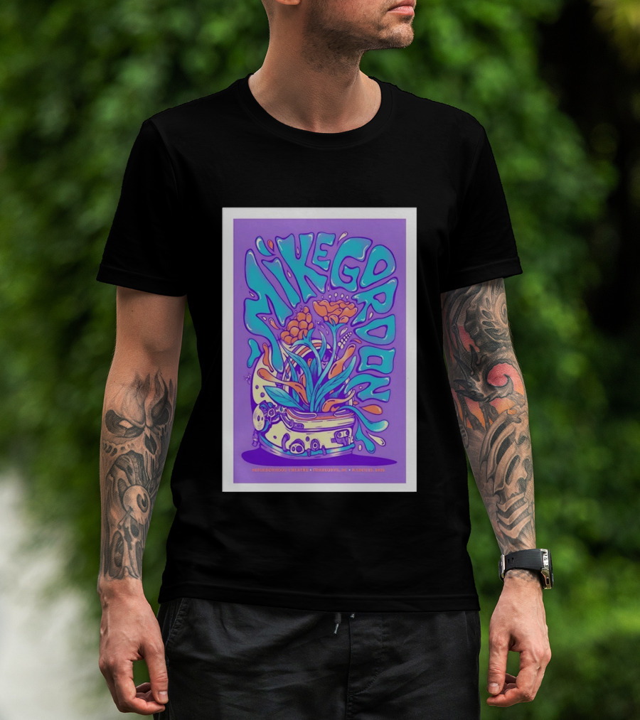 Mike Gordon Neighborhood Theatre Charlotte NC March 19 2026 Psychedelic T-Shirt