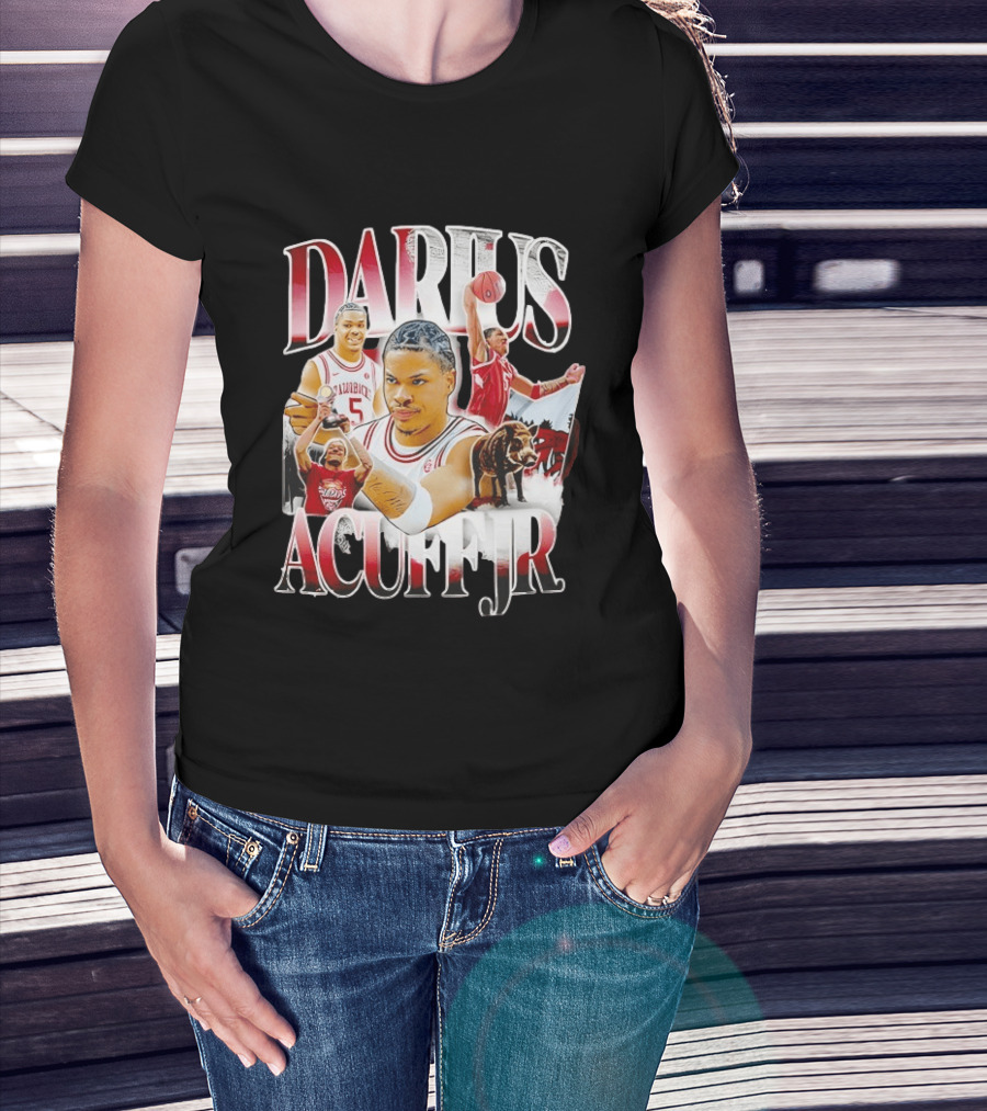 Darius Acuff Jr Arkansas Basketball Razorbacks T-Shirt
