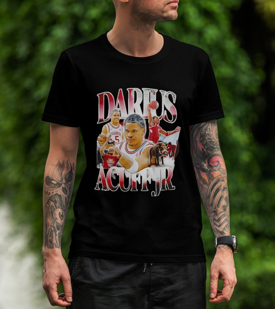 Darius Acuff Jr Arkansas Basketball Razorbacks T-Shirt