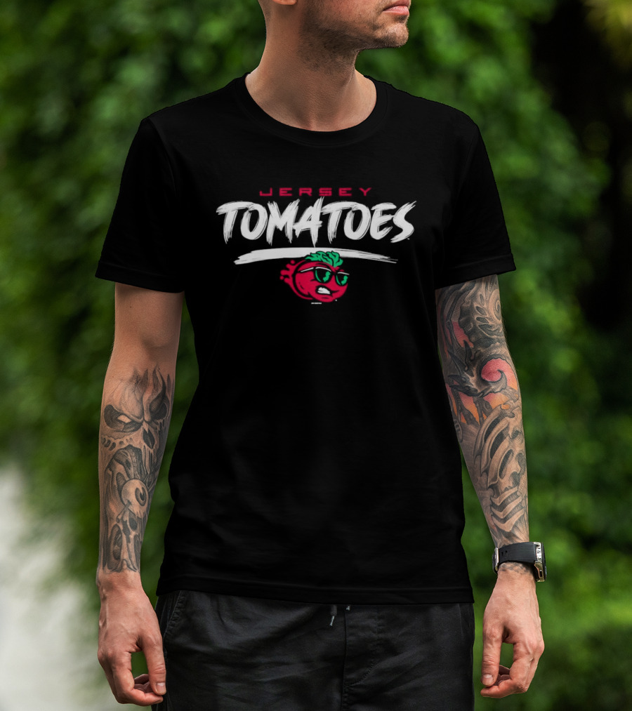 Jersey Shore BlueClaws TNC Jersey Tomatoes Sunglasses Tomato T-Shirt