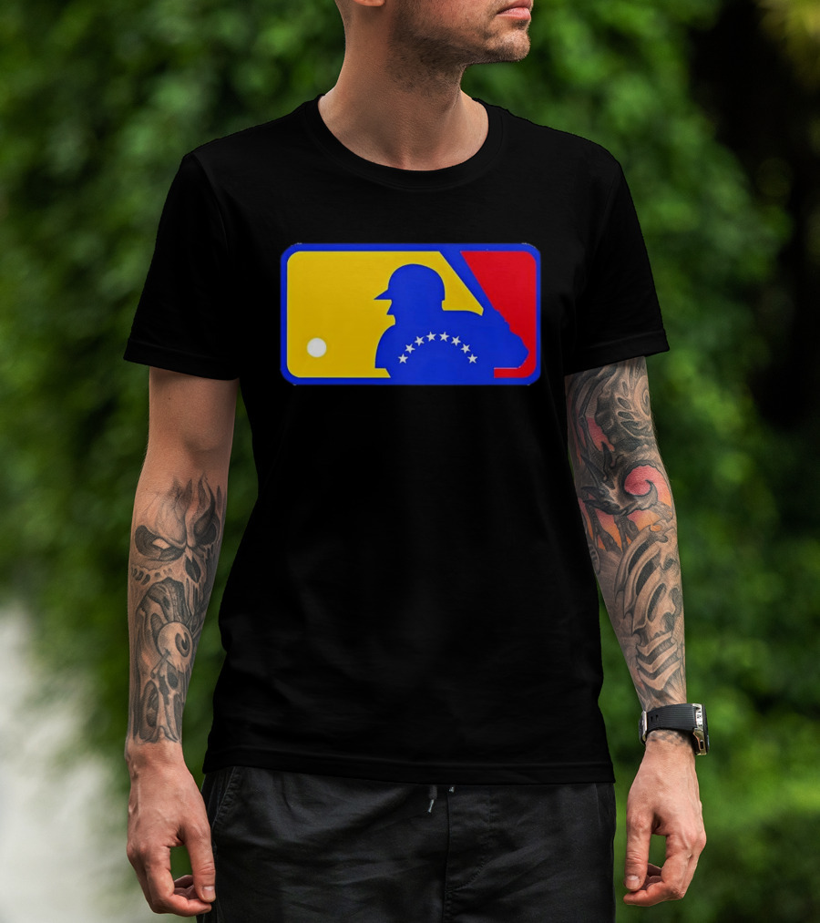 Stars And Bars Baseball T-Shirt