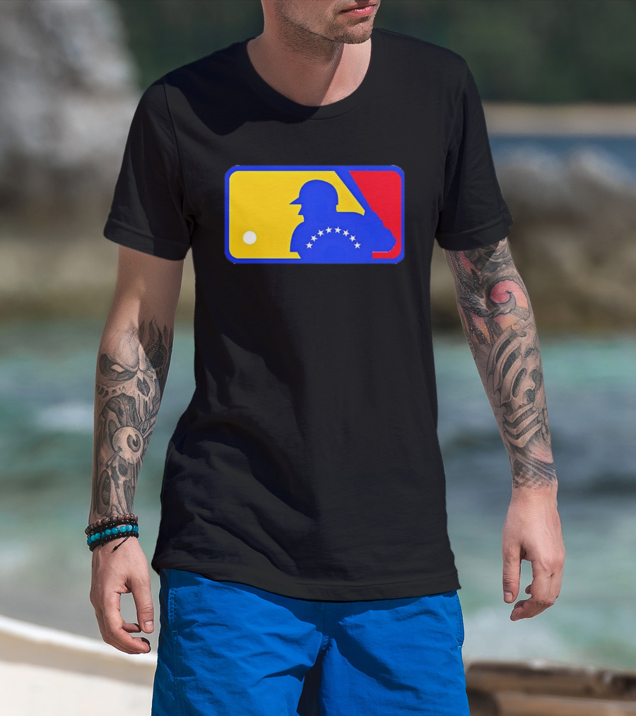 Stars And Bars Baseball T-Shirt
