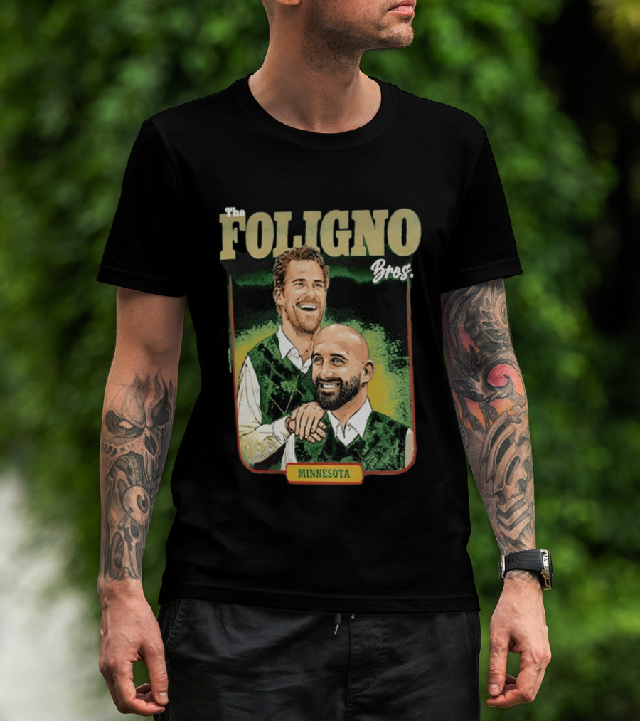 The Foligno Bros Nick Foligno Marcus Foligno Minnesota T-Shirt