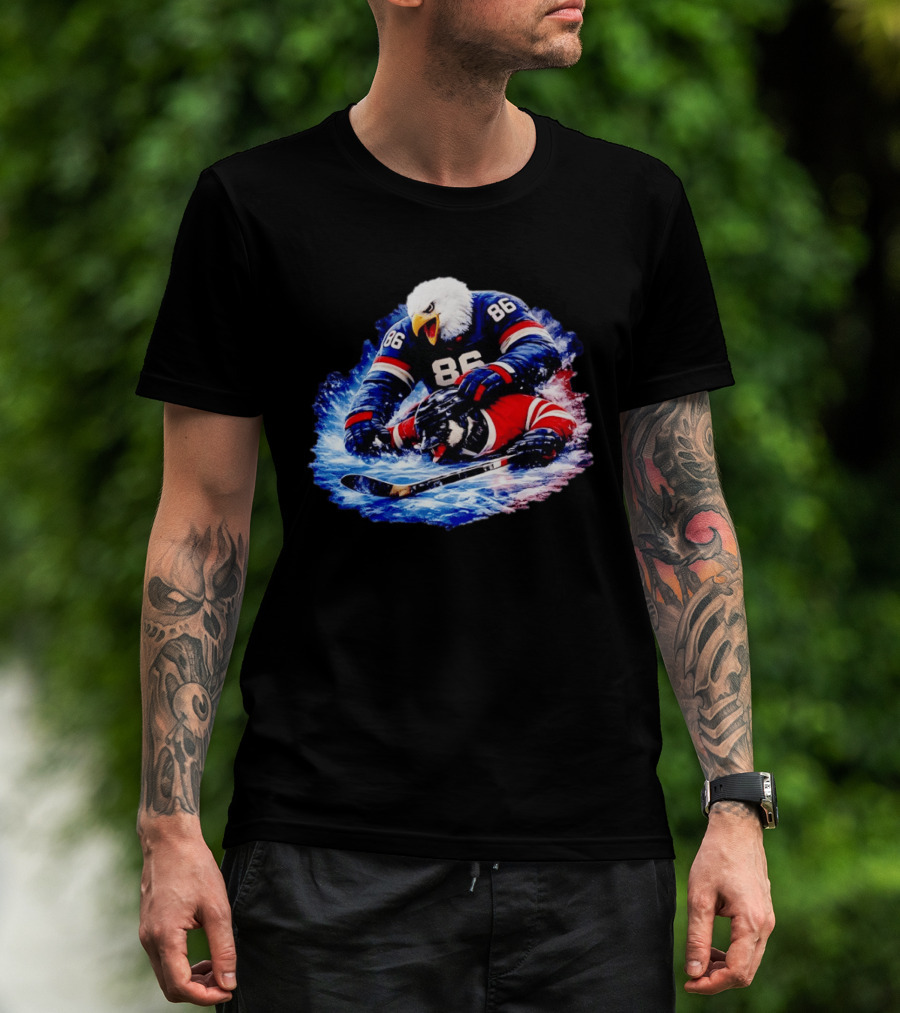 USA Vs Canada Hockey 2026 Eagle Clash T-Shirt