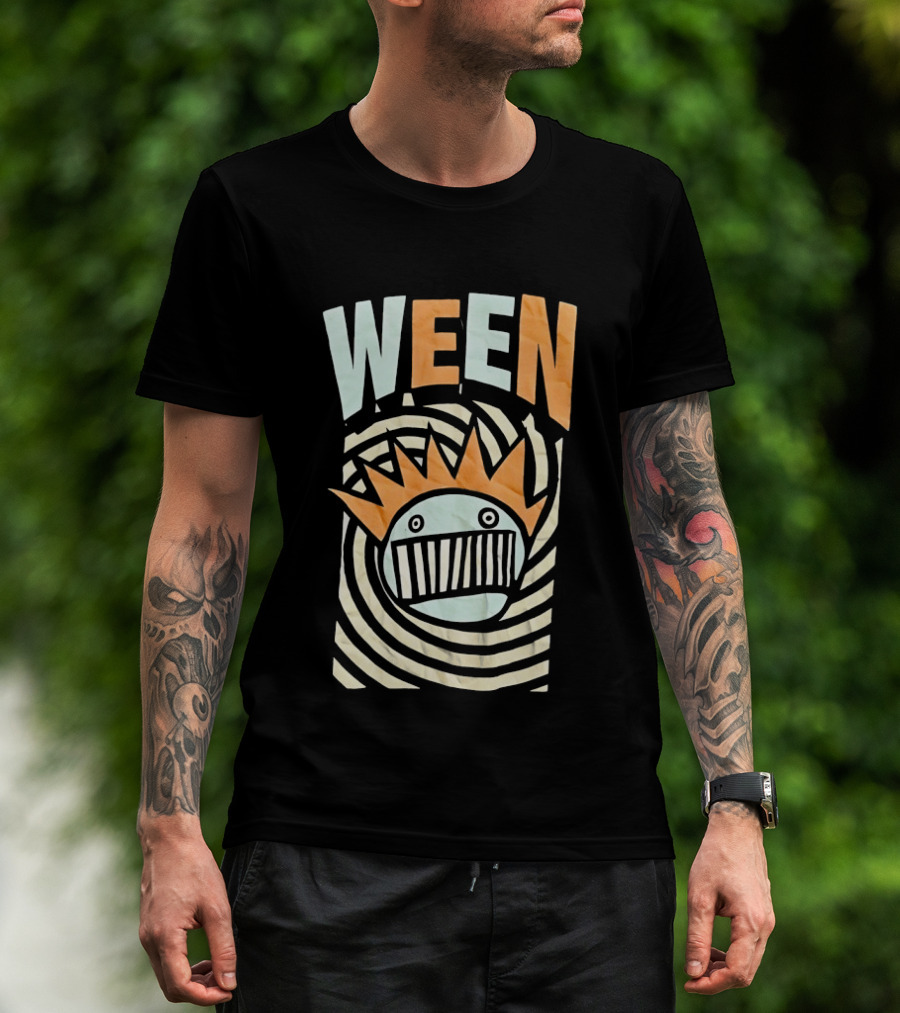Ween 2017 Tour Boognish Icon Spiral T-Shirt