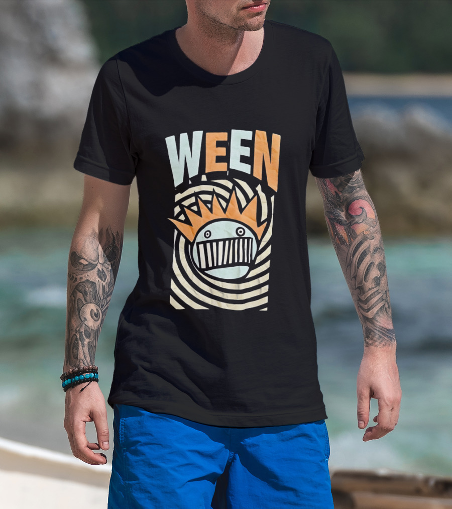 Ween 2017 Tour Boognish Icon Spiral T-Shirt