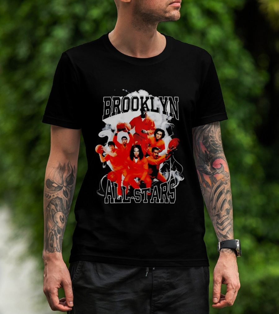 Brooklyn All Stars Basketball Team Creative Smoke T-Shirt