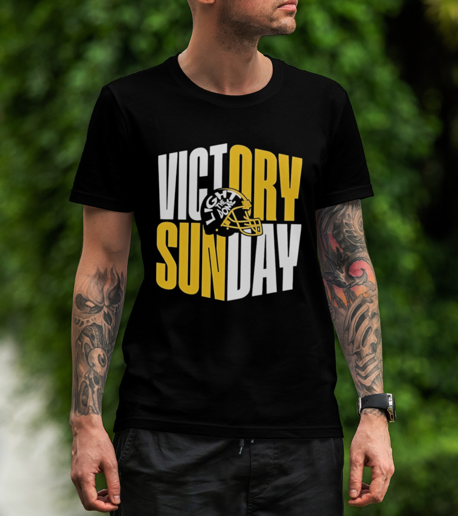 Victory Sunday Light The Dome Helmet T-Shirt