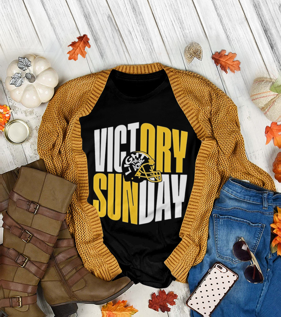Victory Sunday Light the Dome Helmet T-Shirt