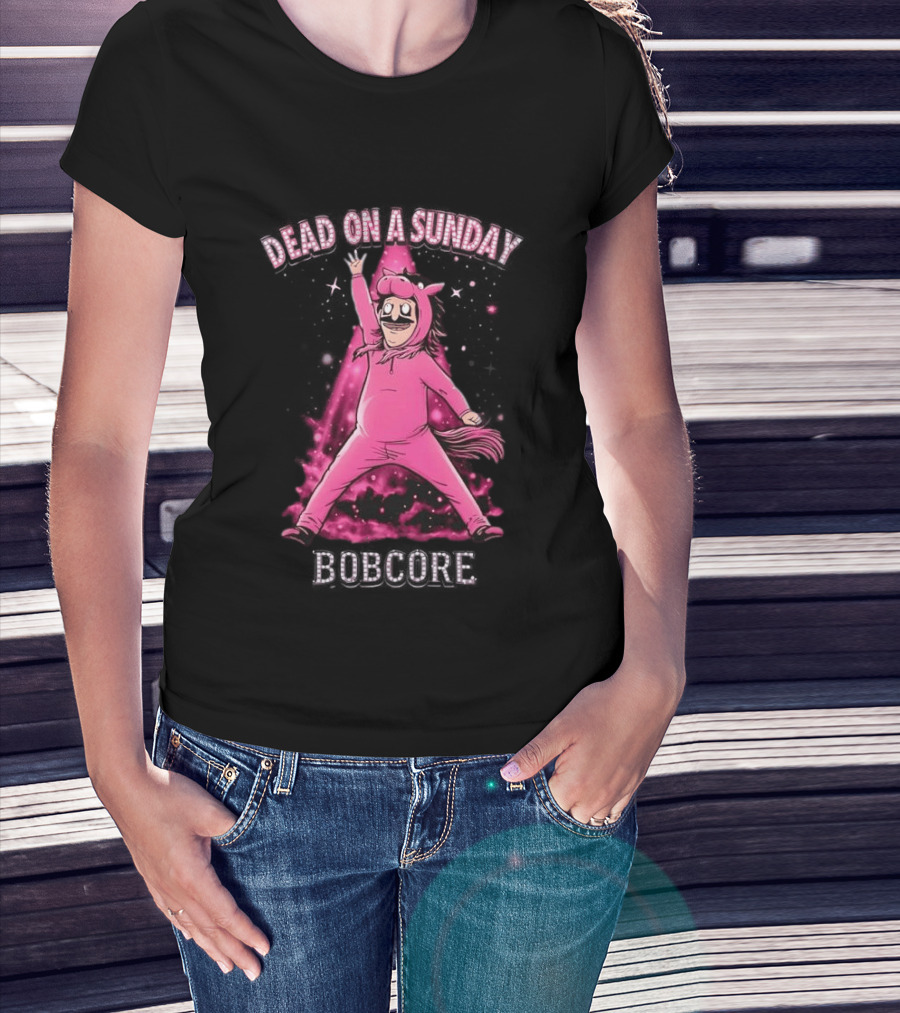 Dead On A Sunday Bobcore Pink Costume T-Shirt