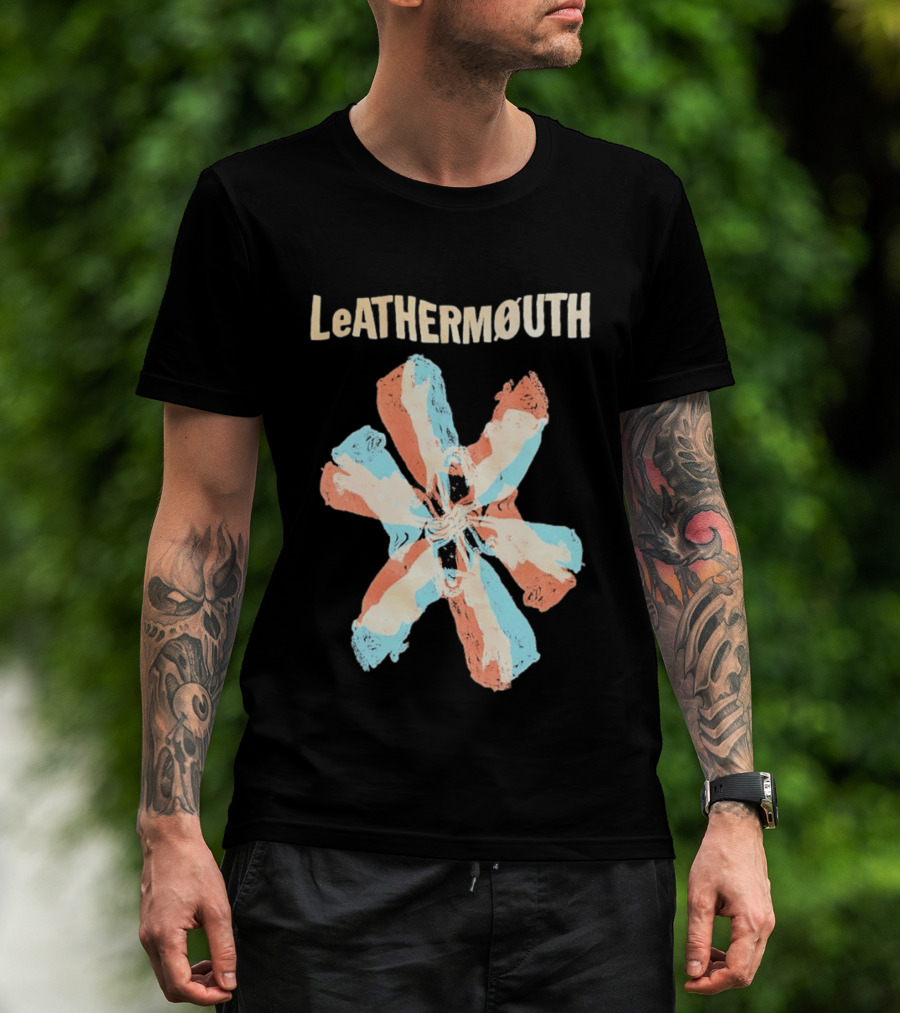 Leathermouth Psychedelic Abstract Flower T-Shirt