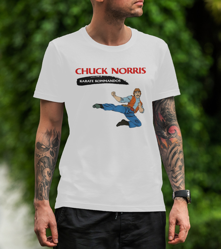 Chuck Norris Karate Kommandos 80s Cartoon Martial Arts Adventure T-Shirt