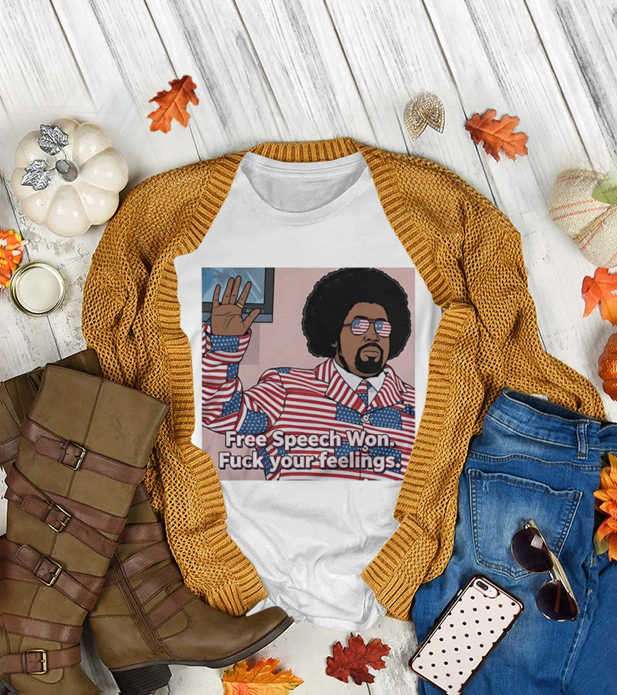 USA Flag Free Speech Won Fck Your Feelings Patriotic T-Shirt