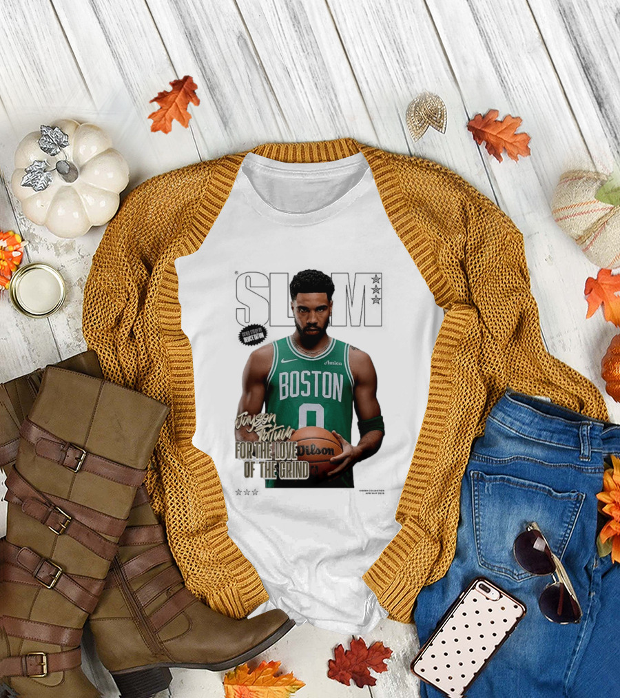 SLAM 261 Jayson Tatum Boston Celtics For The Love Of The Grind T-Shirt
