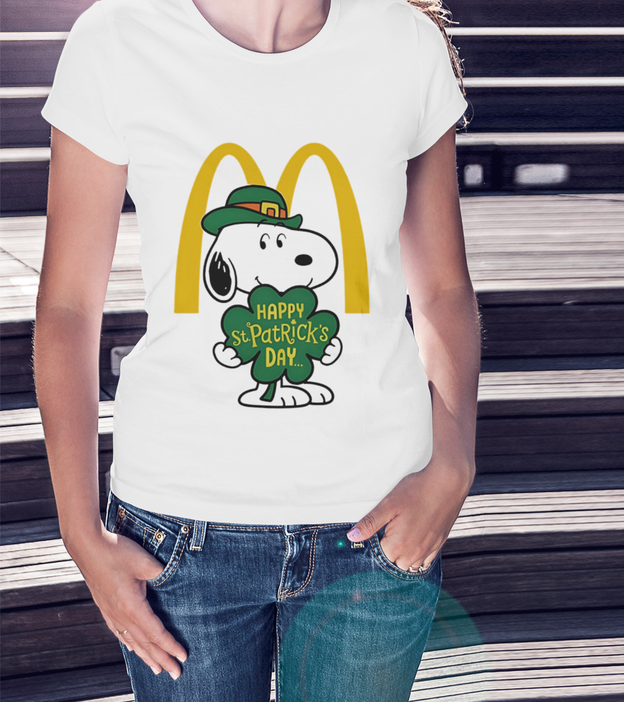 McDonald's Snoopy Happy St. Patrick's Day 2026 Collaboration T-Shirt