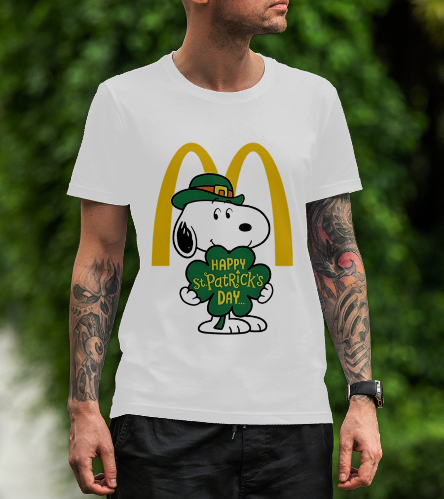 McDonald's Snoopy Happy St. Patrick's Day 2026 Collaboration T-Shirt