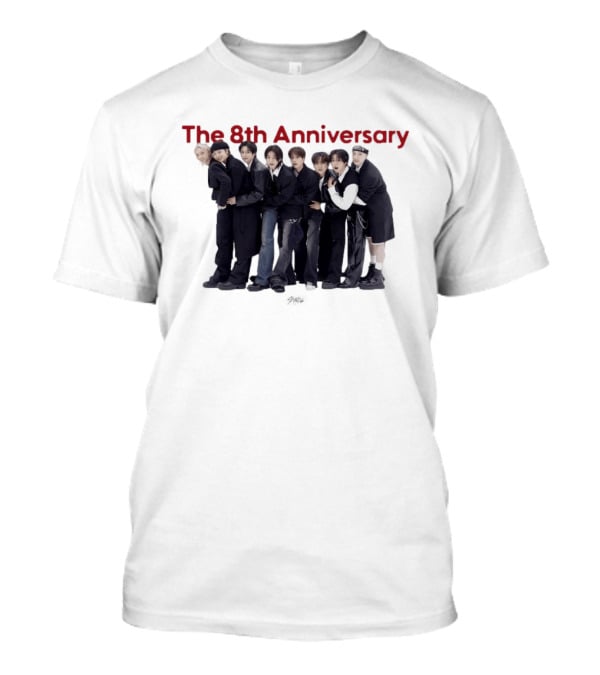 Stray Kids The 8th Anniversary Celebration T-Shirt