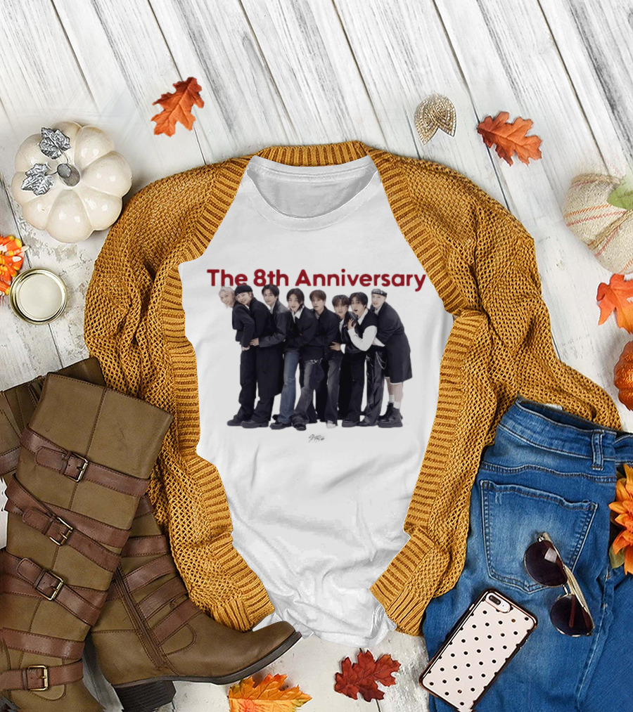 Stray Kids The 8th Anniversary Celebration T-Shirt