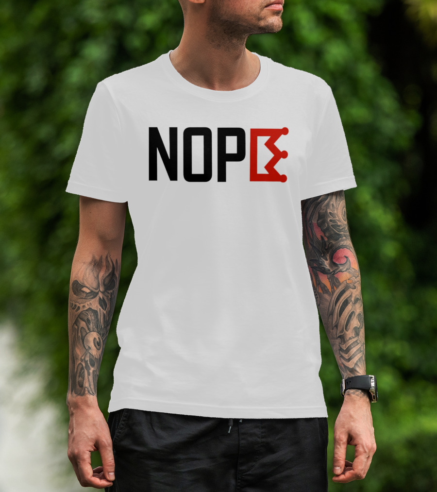 NOPE Crown Symbol No Kings In America T-Shirt