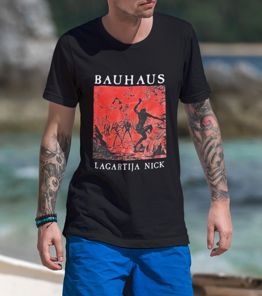 Bauhaus Lagartija Nick Mythical Creature Devil T-Shirt