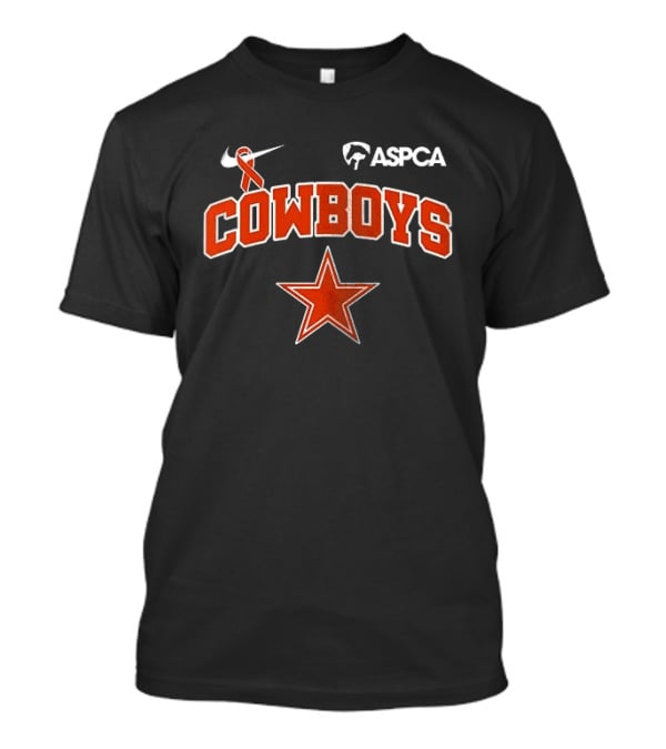 Cowboys ASPCA Animal Guardian Prevention Of Cruelty Awareness Month T-Shirt