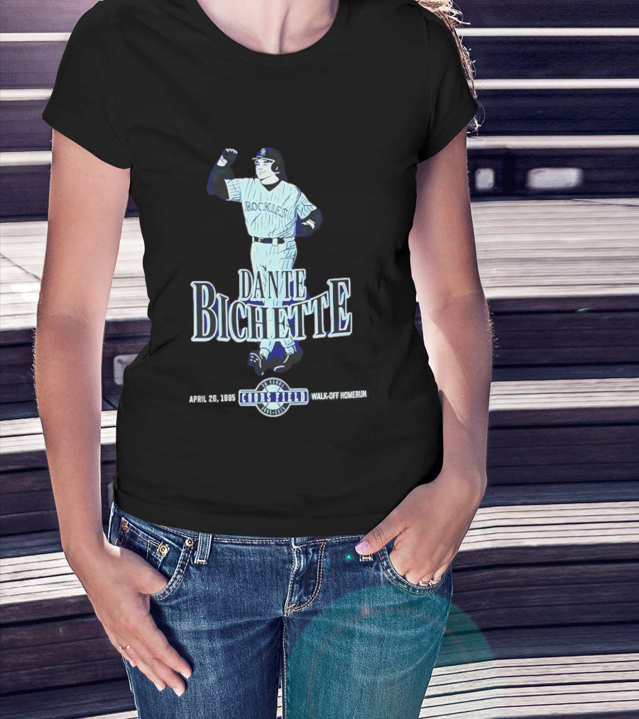 Dante Bichette Rockies Coors Field Walk Off Home Run T-Shirt