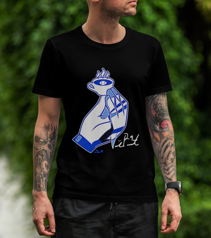 Vinnie Pasquantino Che Vuoi Espresso 9 Baseball Glove Cup Signature T-Shirt