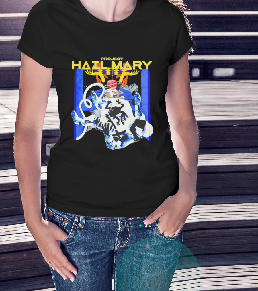 Hail Mary Sci Fi Space Adventure Book Lover T-Shirt