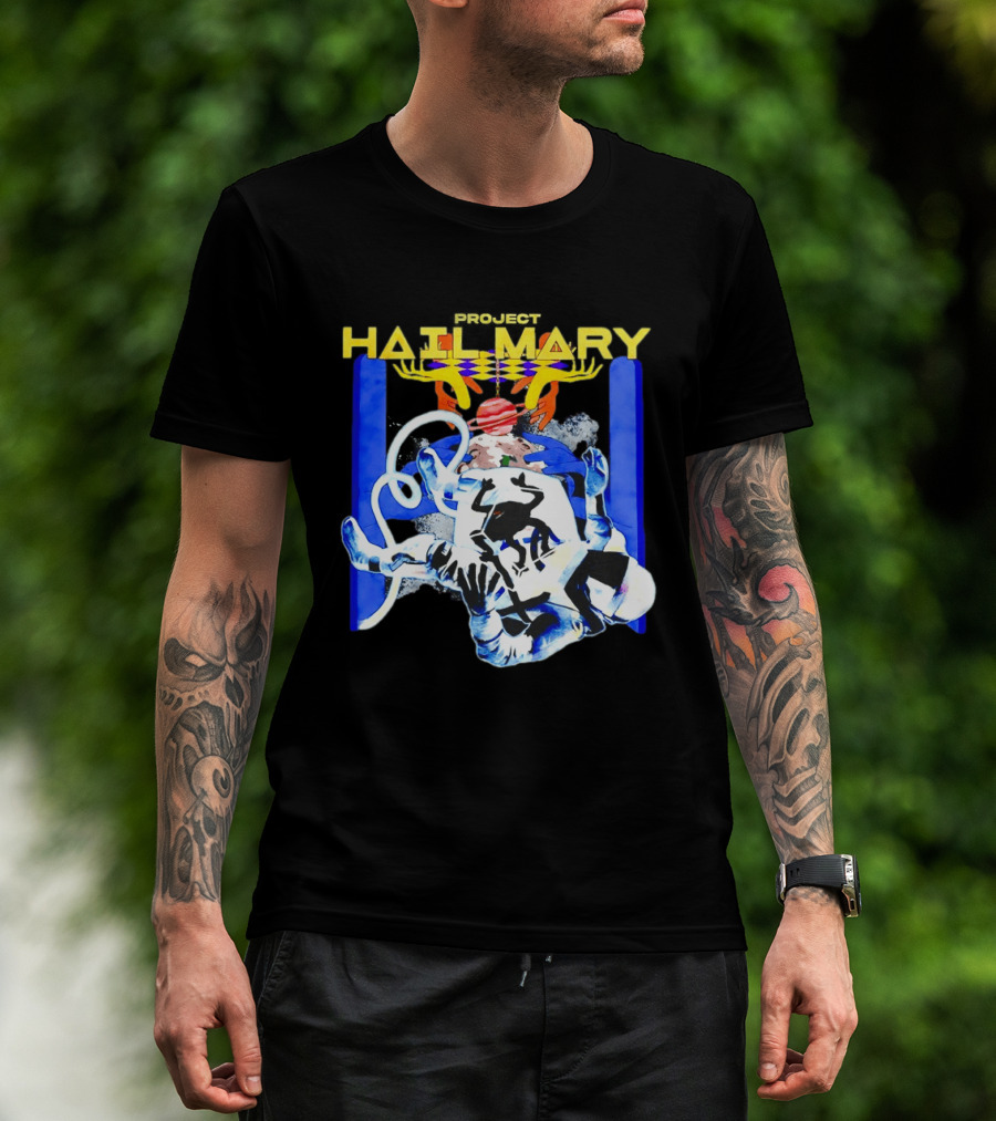 Hail Mary Sci Fi Space Adventure Book Lover T-Shirt