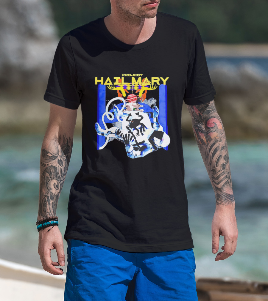 Hail Mary Sci Fi Space Adventure Book Lover T-Shirt