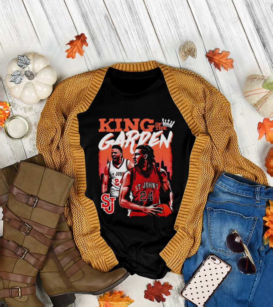 Zuby Ejiofor St. John's Red Storm 24 King of the Garden T-Shirt