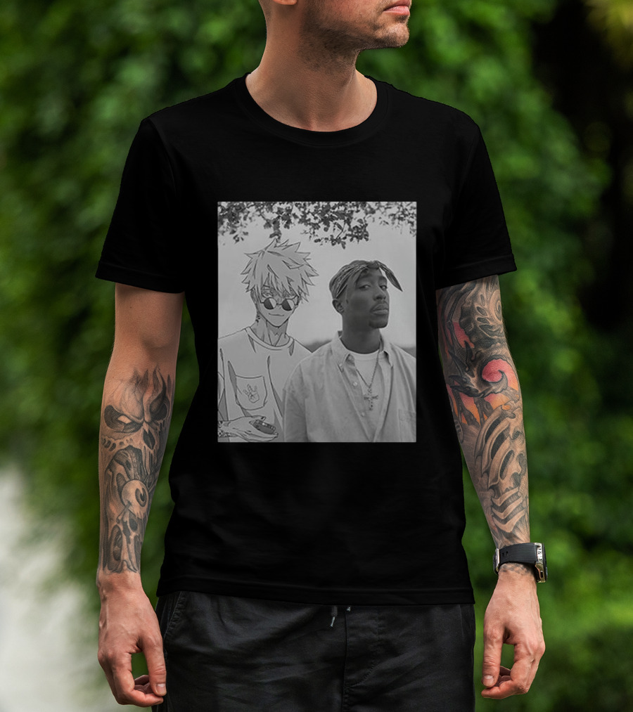 Jujutsu Kaisen X Tupac Collaboration All Eyez On Me T-Shirt