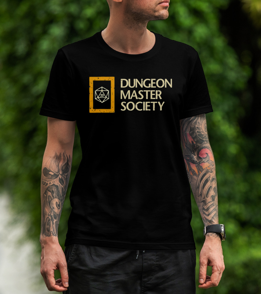 Dungeon Master Society Dungeons And Dragons Dice T-Shirt