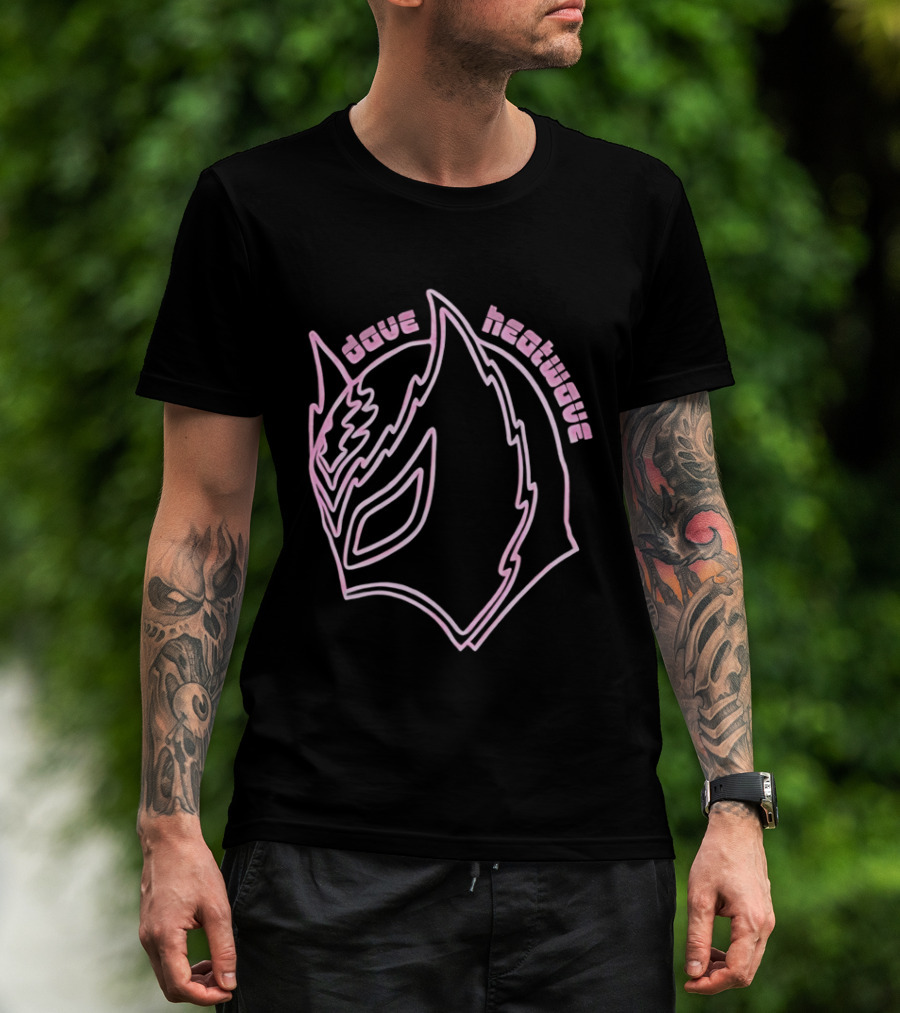 Matt Mercer Dave Heatwave Mask Iconic Luchador T-Shirt
