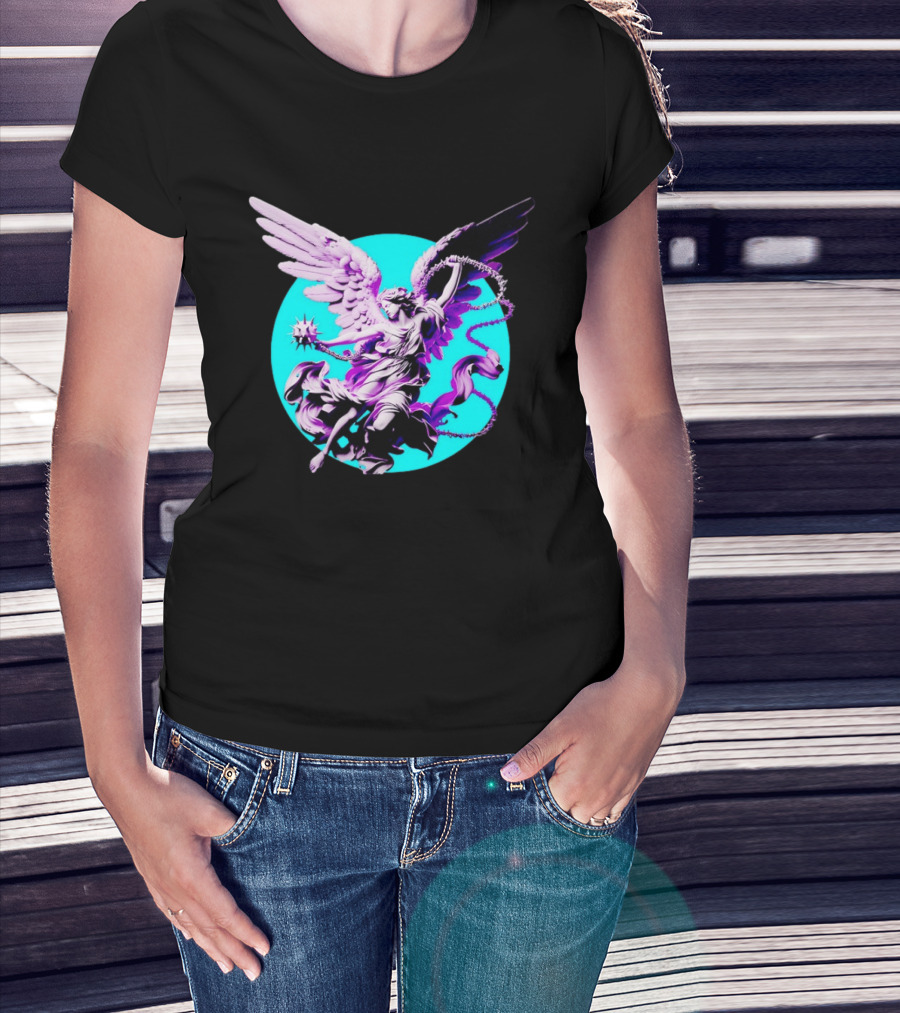 Medieval Angel Renaissance Bernini Italy Gothic Middle Ages Sculpture Aesthetic T-Shirt