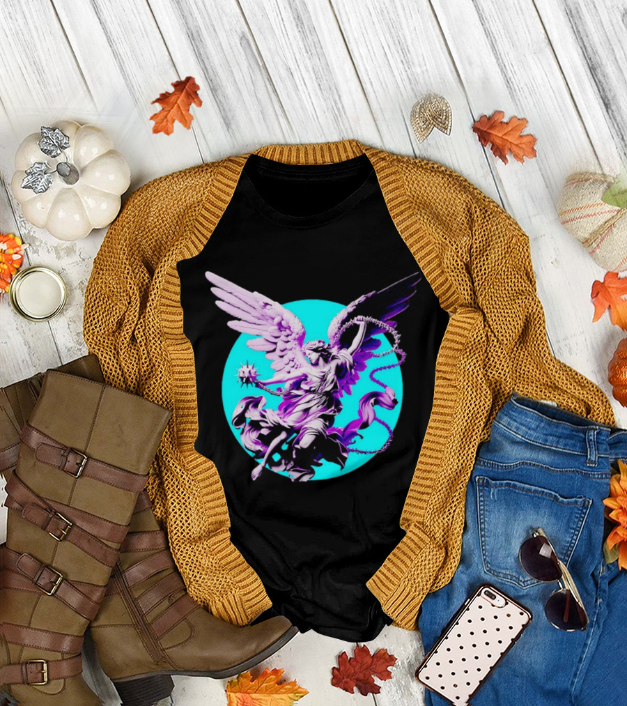 Medieval Angel Renaissance Bernini Italy Gothic Middle Ages Sculpture Aesthetic T-Shirt