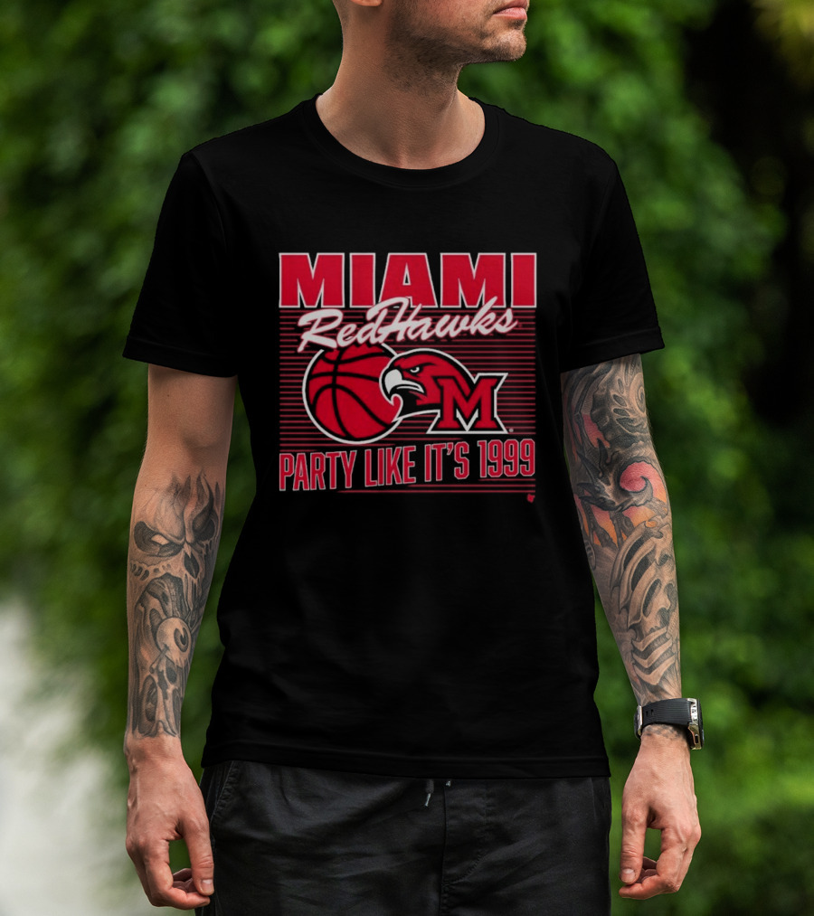 Miami RedHawks Basketball Party Like It's 1999 T-Shirt