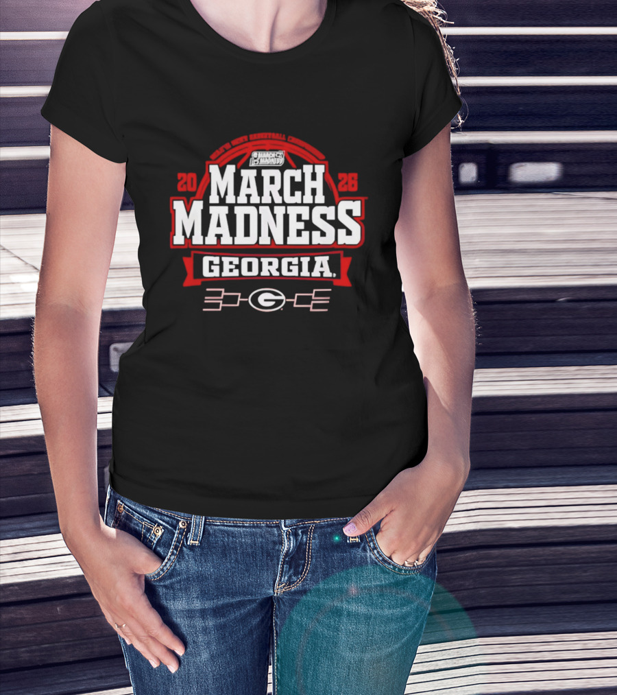 Georgia Bulldogs 2026 NCAA Tournament March Madness Basketball T-Shirt