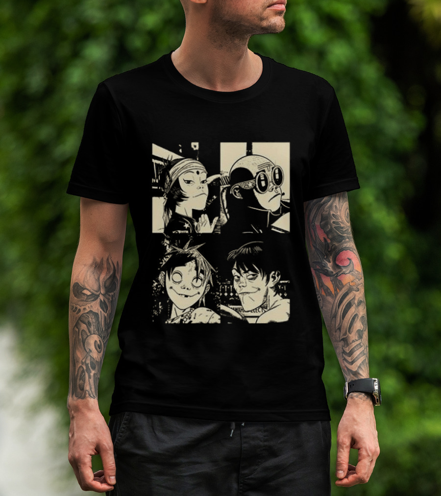 Gorillaz The Mountain Tour 2023 Dates And Locations Vintage Band T-Shirt