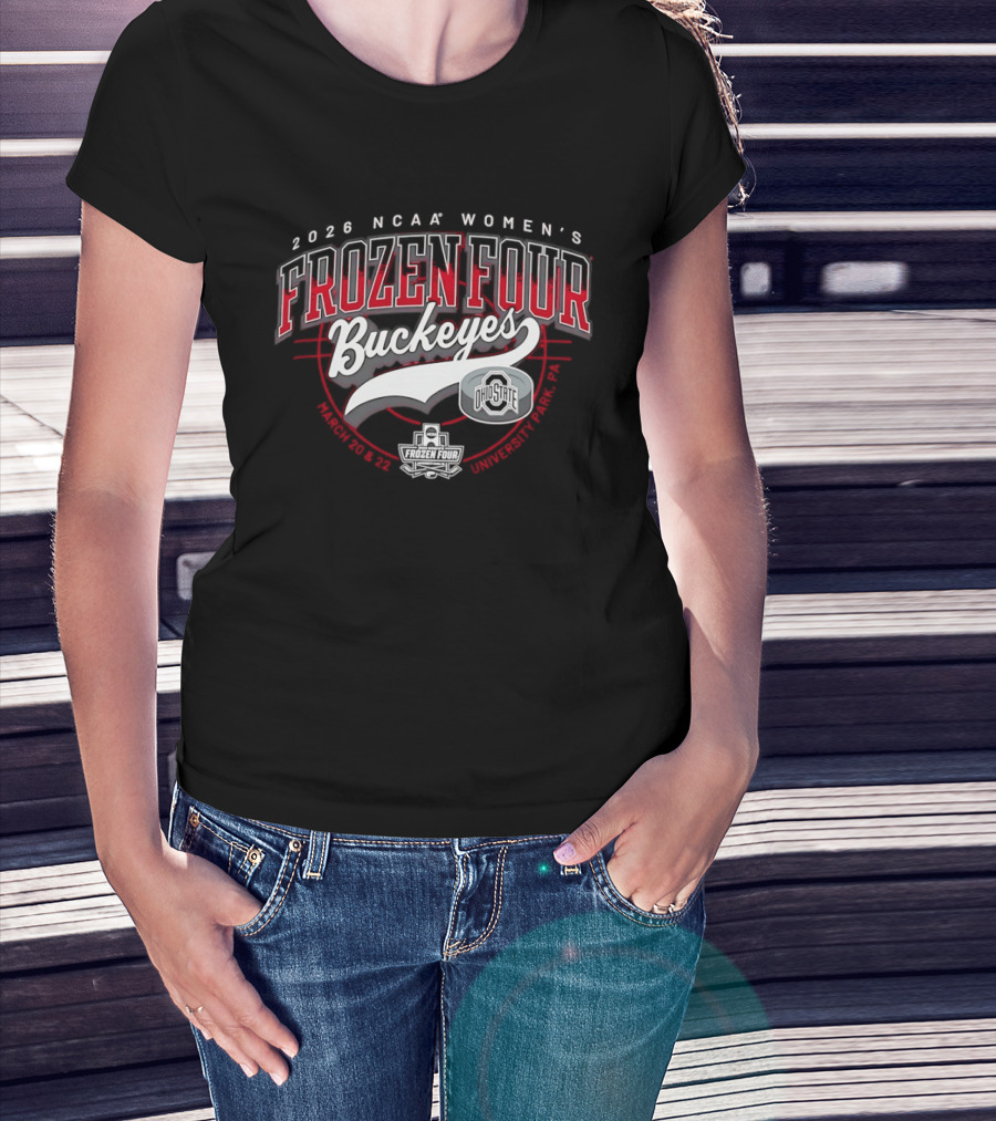 2026 NCAA Women's Frozen Four Buckeyes Hockey T-Shirt
