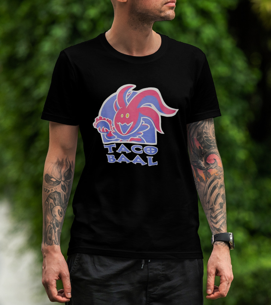 Taco Baal Jester Demon Holding Taco T-Shirt